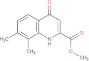 Methyl 4-hydroxy-7,8-dimethylquinoline-2-carboxylate