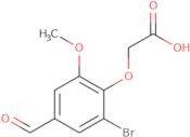 2-(2-bromo-4-formyl-6-methoxyphenoxy)acetic acid