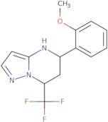 5-(2-Methoxyphenyl)-7-(trifluoromethyl)-4,5,6,7-tetrahydropyrazolo[1,5-a]pyrimidine