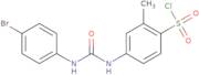 4-(3-(4-Bromophenyl)ureido)-2-methylbenzene-1-sulfonyl chloride