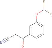 3-[3-(Difluoromethoxy)phenyl]-3-oxopropanenitrile