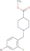 Methyl 1-(4-bromo-2-fluorobenzyl)piperidine-4-carboxylate