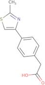 2-[4-(2-Methyl-1,3-thiazol-4-yl)phenyl]acetic acid