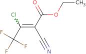 Ethyl 3-chloro-2-cyano-4,4,4-trifluorobut-2-enoate