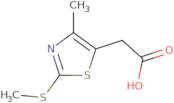 2-[4-Methyl-2-(methylsulfanyl)-1,3-thiazol-5-yl]acetic acid