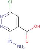 6-Chloro-3-hydrazinyl-4-pyridazinecarboxylic acid