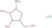 rac-(1R,2S,3R,5R)-3-Amino-5-(hydroxymethyl)cyclopentane-1,2-diol hydrochloride