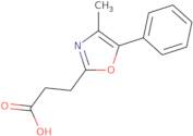 3-(4-Methyl-5-phenyl-1,3-oxazol-2-yl)propanoic acid