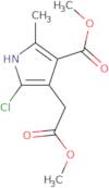 Methyl 5-chloro-4-(2-methoxy-2-oxoethyl)-2-methyl-1H-pyrrole-3-carboxylate