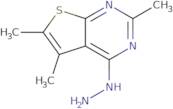 4-Hydrazino-2,5,6-trimethylthieno[2,3-d]pyrimidine