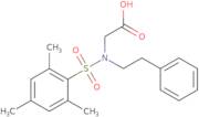 N-(2-Phenylethyl)-N-[(2,4,6-trimethylphenyl)sulfonyl]glycine