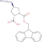 (2S,4R)-4-azido-1-{[(9H-fluoren-9-yl)methoxy]carbonyl}pyrrolidine-2-carboxylic acid