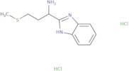 (1S)-1-(1H-1,3-Benzodiazol-2-yl)-3-(methylsulfanyl)propan-1-amine dihydrochloride