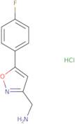 [5-(4-Fluorophenyl)-1,2-oxazol-3-yl]methanamine hydrochloride