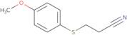 3-[(4-Methoxyphenyl)sulfanyl]propanenitrile