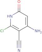 4-Amino-2-chloro-6-oxo-1,6-dihydropyridine-3-carbonitrile