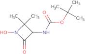 tert-Butyl N-[(3S)-1-hydroxy-2,2-dimethyl-4-oxoazetidin-3-yl]carbamate