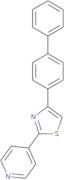 4-([1,1'-Biphenyl]-4-yl)-2-(pyridin-4-yl)thiazole