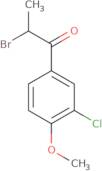 2-Bromo-1-(3-chloro-4-methoxyphenyl)propan-1-one