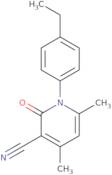 1-(4-Ethylphenyl)-4,6-dimethyl-2-oxo-1,2-dihydropyridine-3-carbonitrile