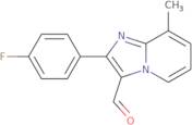 2-(4-Fluoro-phenyl)-8-methyl-imidazo[1,2-a]-pyridine-3-carbaldehyde