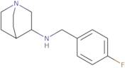 (1-Aza-bicyclo[2.2.2]oct-3-yl)-(4-fluoro-benzyl)-amine