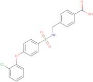 4-(((4-(2-Chlorophenoxy)phenyl)sulfonamido)methyl)benzoic Acid