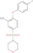 2-(4-Fluorophenoxy)-5-(morpholine-4-sulfonyl)aniline