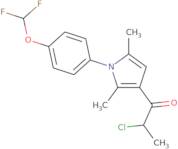 2-Chloro-1-{1-[4-(difluoromethoxy)phenyl]-2,5-dimethyl-1H-pyrrol-3-yl}propan-1-one