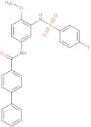 N-[3-(4-Fluorobenzenesulfonamido)-4-methoxyphenyl]-4-phenylbenzamide