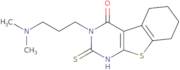 4-[3-(Dimethylamino)propyl]-5-sulfanyl-8-thia-4,6-diazatricyclo[7.4.0.0,2,7]trideca-1(9),2(7),5-tr…