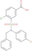 3-[Benzyl(4-fluorophenyl)sulfamoyl]-4-chlorobenzoic acid