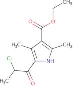 Ethyl 5-(2-chloropropanoyl)-2,4-dimethyl-1H-pyrrole-3-carboxylate