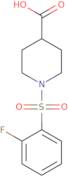 1-(2-Fluorobenzenesulfonyl)piperidine-4-carboxylic acid