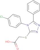 2-{[4-(4-Chlorophenyl)-5-phenyl-4H-1,2,4-triazol-3-yl]sulfanyl}acetic acid