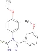 4-(4-Ethoxyphenyl)-5-(3-methoxyphenyl)-4H-1,2,4-triazole-3-thiol