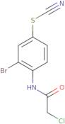 N-[2-Bromo-4-(cyanosulfanyl)phenyl]-2-chloroacetamide