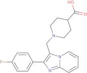 1-[2-(4-Fluoro-phenyl)-imidazo[1,2-a]pyridin-3-ylmethyl]-piperidine-4-carboxylic acid