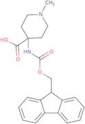 4-({[(9H-Fluoren-9-yl)methoxy]carbonyl}amino)-1-methylpiperidine-4-carboxylic acid