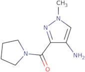 1-Methyl-3-(pyrrolidine-1-carbonyl)-1H-pyrazol-4-amine