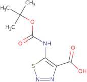 5-{[(tert-Butoxy)carbonyl]amino}-1,2,3-thiadiazole-4-carboxylic acid