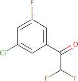 1-(3-Chloro-5-fluorophenyl)-2,2-difluoroethan-1-one