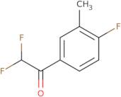 2,2-Difluoro-1-(4-fluoro-3-methylphenyl)ethan-1-one