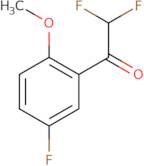 2,2-Difluoro-1-(5-fluoro-2-methoxyphenyl)ethan-1-one