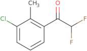 1-(3-Chloro-2-methyl-phenyl)-2,2-difluoro-ethanone