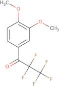 1-(3,4-Dimethoxyphenyl)-2,2,3,3,3-pentafluoropropan-1-one