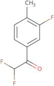 2,2-Difluoro-1-(3-fluoro-4-methylphenyl)ethan-1-one