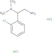 [2-amino-1-(2-chlorophenyl)ethyl]dimethylamine .2hcl