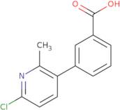 3-(6-Chloro-2-methylpyridin-3-yl)benzoic acid