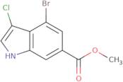 Methyl 4-bromo-3-chloro-1H-indole-6-carboxylate